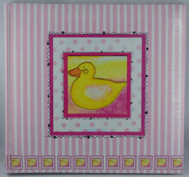 Babyalbum von Schleizer - Dess.  "Ente rosa/gelb"